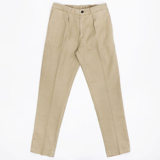 DEVORE(デヴォレ)ドローストリングス ストレッチ パンツ【ベージュ】国内正規品