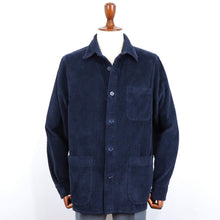 画像をギャラリービューアに読み込む, East Harbour Surplus(イースト ハーバー サープラス)太畝コーデュロイ ワークジャケット カヴァーオール【ネイビー】国内正規品
