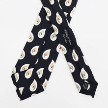 画像をギャラリービューアに読み込む, HOLLIDAY&BROWN(ホリデーアンドブラウン)ハンドメイド シルク タイ【ブラック】国内正規品