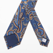 画像をギャラリービューアに読み込む, ROBERT FRASER(ロバートフレイザー)ハンドメイド ペイズリー柄 ネクタイ【ブルー】国内正規品