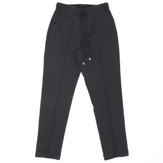 BERWICH(ベルウィッチ)H DUE(アッカデュエ)永久クリース ジャージーパンツ【ブラック】国内正規品