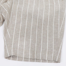 画像をギャラリービューアに読み込む, BERWICH(ベルウィッチ)BERTO SHORT リネンストライプ ショート パンツ【ベージュ×ホワイト ストライプ】国内正規品