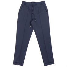 画像をギャラリービューアに読み込む, BERWICH(ベルウィッチ)H DUE(アッカデュエ)永久クリース ジャージーパンツ【ネイビー】国内正規品
