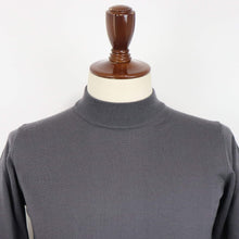 画像をギャラリービューアに読み込む, nomiamo(ノミアモ)12G メリノウール モックネックニット【グレー】国内正規品