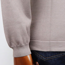 画像をギャラリービューアに読み込む, GRAN SASSO(グランサッソ)12ゲージ コットンモックネックニット ロングスリーブ 長袖【トープ】国内正規品