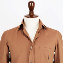 画像をギャラリービューアに読み込む, Errico Formicola(エリコ フォルミコラ)コットン ジャンニシャツ【テラコッタ】国内正規品
