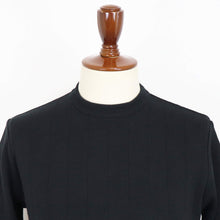 画像をギャラリービューアに読み込む, Vandori(ヴァンドリ)コットンカシミヤ針抜き クルーネックニット【ブラック】国内正規品