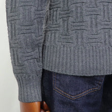 画像をギャラリービューアに読み込む, Drumohr(ドルモア)ニット タートルネック メリノウール 長袖 柄物【グレー】国内正規品