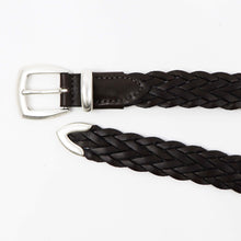 画像をギャラリービューアに読み込む, ALBERTO LUTI(アルべルト ルッティ)カーフレザー メッシュベルト【ブラウン】国内正規品