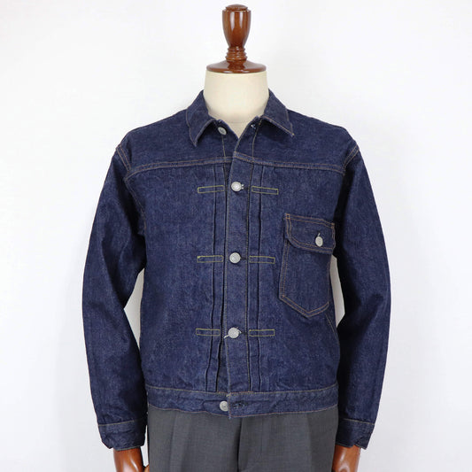 orSlow(オアスロウ)TYPE1 PLEATED FRONT DENIM BROUSE 03-6011 デニムトラッカージャケット【DENIM ONE WASH】国内正規品