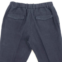 画像をギャラリービューアに読み込む, DEVORE(デヴォレ)セットアップ リネン ワンプリーツ パンツ【ネイビー】国内正規品