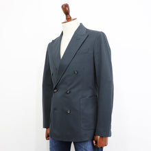 画像をギャラリービューアに読み込む, CIRCOLO 1901(チルコロ 1901)ジャージー素材 ダブルブレストジャケット【ネイビー】国内正規品