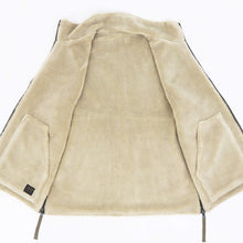 画像をギャラリービューアに読み込む, TAION(タイオン)ミノンダウン ミリタリー リバーシブル ハイネック ボア ベスト【ライトモカ×ベージュ】国内正規品