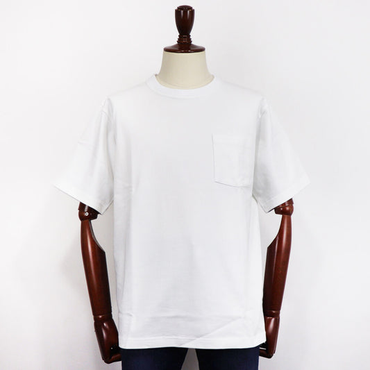 THE SOLE(ザソール)スビンコットン ポケット付きTシャツ【ホワイト】国内正規品
