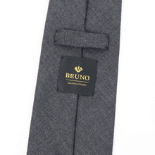 画像をギャラリービューアに読み込む, BRUNO(ブルーノ)スフォデラートトレピエゲ ウールタイ DORMEUIL / ドーメル 生地使用 トレピエゲ 三つ折り ウール ネクタイ【グレー】正規販売店