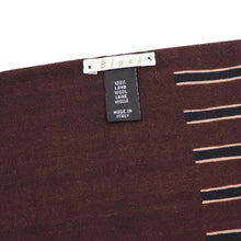 画像をギャラリービューアに読み込む, Bleck(ブレック)ストライプ柄 ウール100% ストール【ブラウン】国内正規品
