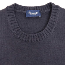 画像をギャラリービューアに読み込む, Drumohr(ドルモア)クルーネックニット 8ゲージ【グレー】国内正規品