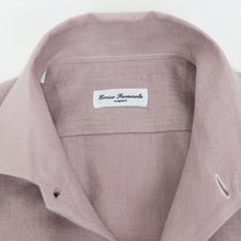 画像をギャラリービューアに読み込む, Errico Formicola(エリコ フォルミコラ)LECCE ワンピースカラー リネンシャツアウター【ラベンダー】国内正規品