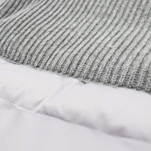 画像をギャラリービューアに読み込む, BBR(ビービーアール)ニットダッフル ダウンブルゾン【ライトグレー】国内正規品