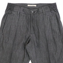 画像をギャラリービューアに読み込む, giabsarchivio(ジャブスアルキヴィオ)MASACCIO/R1 デニムライク イージーパンツ【チャコールグレー】国内正規品