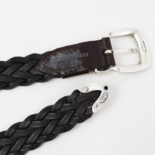 画像をギャラリービューアに読み込む, ALBERTO LUTI(アルべルト ルッティ)カーフレザー メッシュベルト【ブラウン】国内正規品