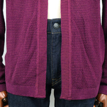 画像をギャラリービューアに読み込む, Blu Bre(ブルブレ)リネンシルク ボタンレスカーディガン【バイオレット】国内正規品