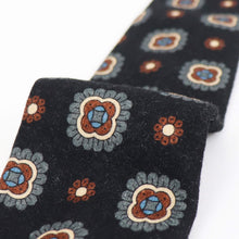 画像をギャラリービューアに読み込む, Stefano Cau(ステファノカウ)小紋柄 ウールタイ【ネイビーベース】国内正規品