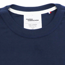 画像をギャラリービューアに読み込む, MAISON CORNICHON(メゾン コルニション)コットン Tシャツ【ネイビー】国内正規品