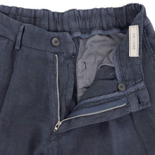 画像をギャラリービューアに読み込む, DEVORE(デヴォレ)セットアップ リネン ワンプリーツ パンツ【ネイビー】国内正規品