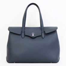 画像をギャラリービューアに読み込む, FARO(ファーロ)FRATELLI MOUSSE フラップトートバッグ【ネイビー】国内正規品