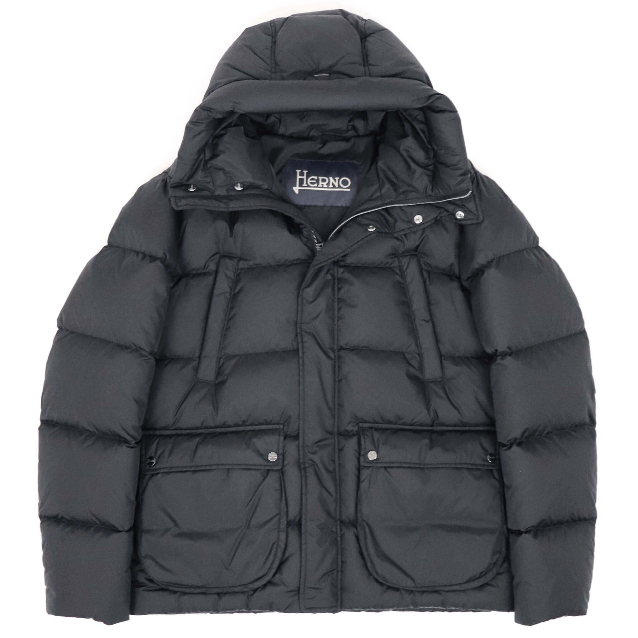 HERNO(ヘルノ)ミリタリーダウンブルゾン POLAR-TECH【ブラック】国内正規品 – Giotto(ジオット)