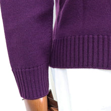 画像をギャラリービューアに読み込む, Drumohr(ドルモア)メリノウール 8G モックネックニット【パープル】国内正規品