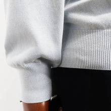 画像をギャラリービューアに読み込む, GRAN SASSO(グランサッソ)12ゲージ コットンクルーネックニット ロングスリーブ 長袖【アイスグレー】国内正規品