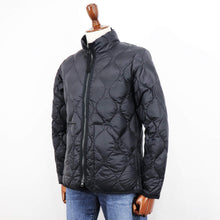 画像をギャラリービューアに読み込む, TAION(タイオン)ミリタリー ハイネックWジップ ダウンジャケット ソフトシェル【ブラック】国内正規品