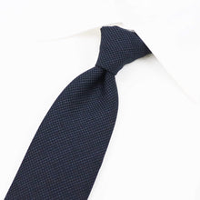 画像をギャラリービューアに読み込む, BRUNO(ブルーノ)スフォデラートトレピエゲ ウールタイ REDA / レダ 生地使用 トレピエゲ 三つ折り ウール ネクタイ【ダークネイビー】正規販売店
