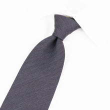 画像をギャラリービューアに読み込む, BRUNO(ブルーノ)スフォデラートトレピエゲ ウールタイ BATEMAN OGDEN ベイトマンオグデン 生地使用 トレピエゲ 三つ折り ウール ネクタイ【ブラウングレー】正規販売店