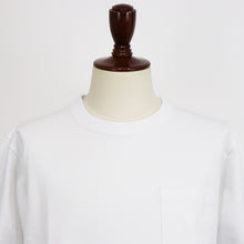 画像をギャラリービューアに読み込む, THE SOLE(ザソール)スビンコットン ポケット付きTシャツ【ホワイト】国内正規品