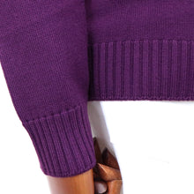画像をギャラリービューアに読み込む, Drumohr(ドルモア)メリノウール 8G タートルネックニット【パープル】国内正規品