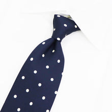 画像をギャラリービューアに読み込む, HOLLIDAY&BROWN(ホリデーアンドブラウン)ハンドメイド シルク タイ【ネイビー】国内正規品