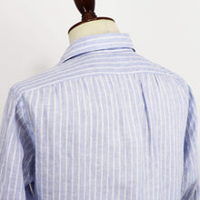 画像をギャラリービューアに読み込む, Giotto(ジオット)ANTONELLA Napoli リネンシャツ【ブルーストライプ】国内正規品