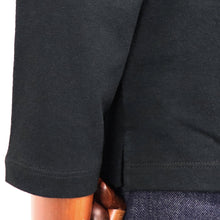 画像をギャラリービューアに読み込む, nomiamo(ノミアモ)コットンリネン カットソージャケット【ブラック】国内正規品