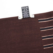 画像をギャラリービューアに読み込む, Bleck(ブレック)ストライプ柄 ウール100% ストール【ブラウン】国内正規品