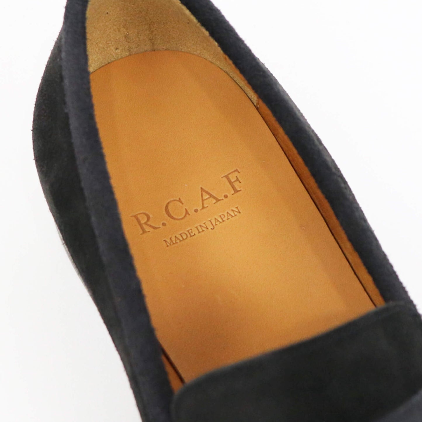 R.C.A.F(アールシーエーフットウェア)FRENCH LOAFER スエード【ブラック】国内正規品
