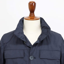 画像をギャラリービューアに読み込む, HERNO(ヘルノ)M-65 型 撥水ナイロンジャケット【ネイビー】国内正規品