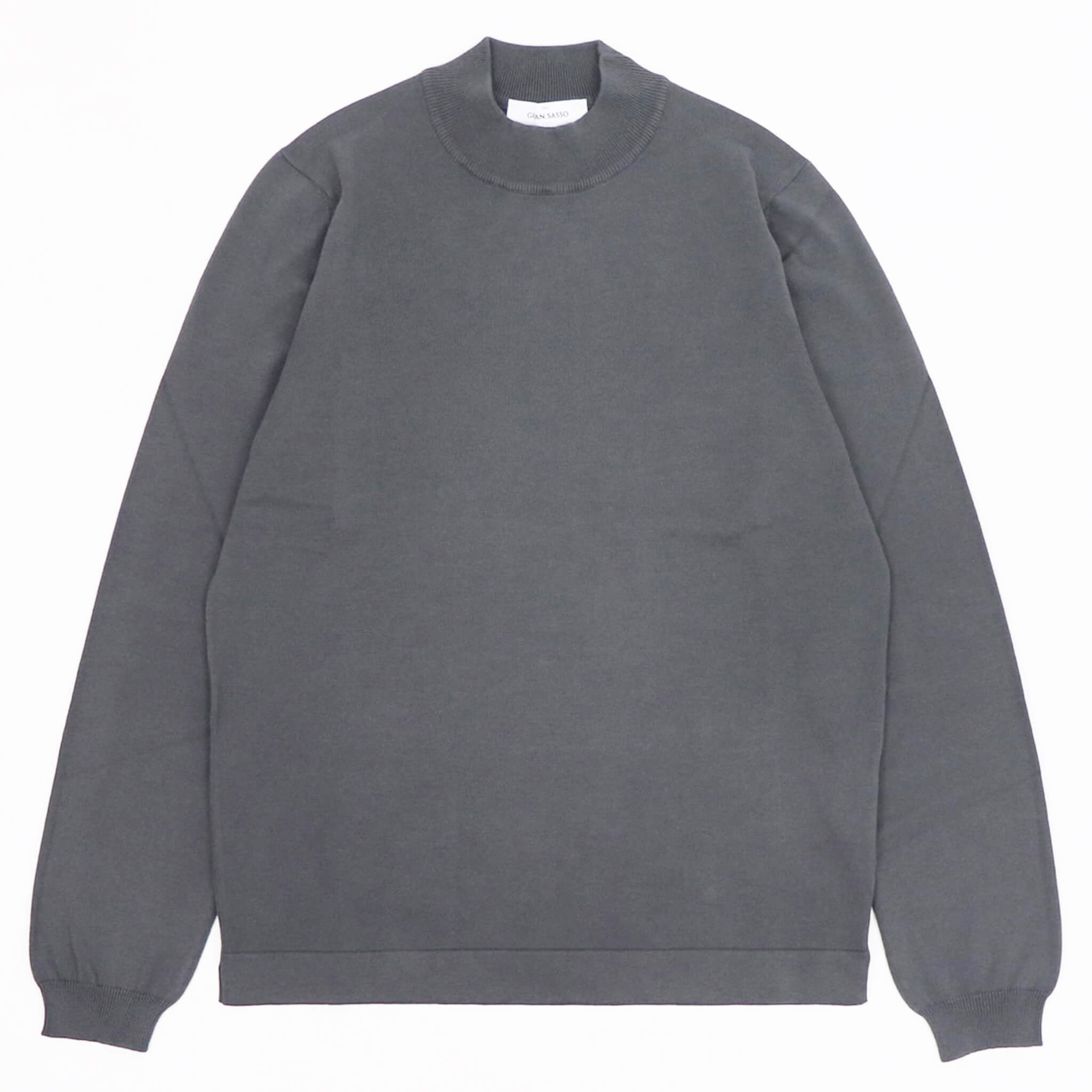 GRAN SASSO / 12ゲージ モックネック ニット 48 Gran Sasso＞12ゲージ モックネック ニット