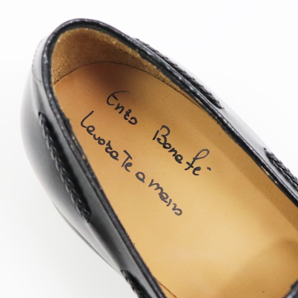 Enzo Bonafe(エンツォ ボナフェ)タッセルローファー【ブラック】国内正規品