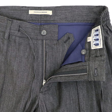 画像をギャラリービューアに読み込む, giabsarchivio(ジャブスアルキヴィオ)MASACCIO/R1 デニムライク イージーパンツ【チャコールグレー】国内正規品