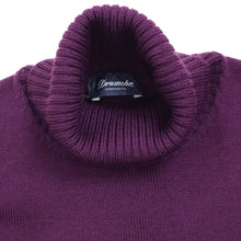 画像をギャラリービューアに読み込む, Drumohr(ドルモア)メリノウール 8G タートルネックニット【パープル】国内正規品