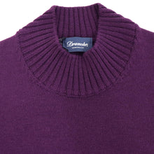 画像をギャラリービューアに読み込む, Drumohr(ドルモア)メリノウール 8G モックネックニット【パープル】国内正規品