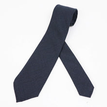 画像をギャラリービューアに読み込む, BRUNO(ブルーノ)スフォデラートトレピエゲ ウールタイ REDA / レダ 生地使用 トレピエゲ 三つ折り ウール ネクタイ【ダークネイビー】正規販売店